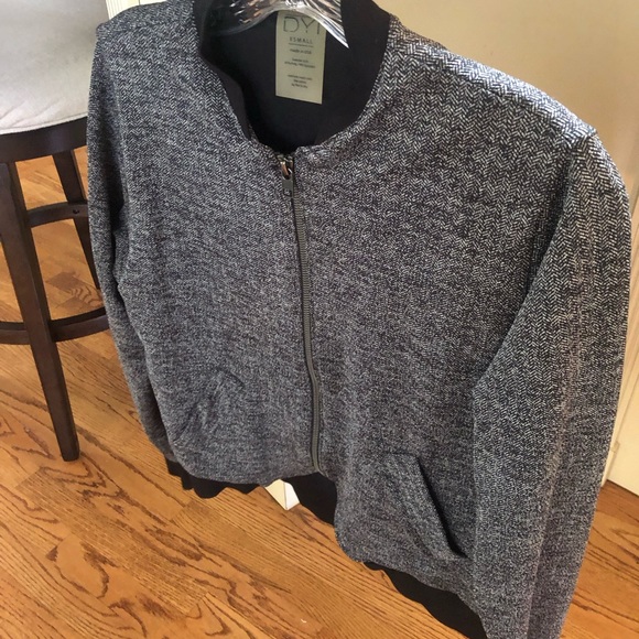 DYI Herringbone Bomber Jacket - Picture 3 of 4